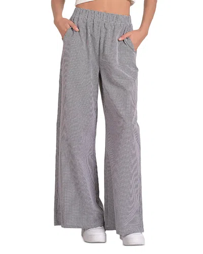 Elan Seersucker Pants In Gray