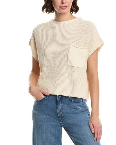 Elan Short Dolman Sleeve Sweater In Neutral