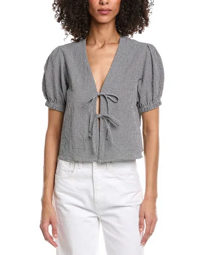 Elan Short Sleeve Top In Black