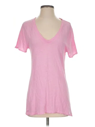 Pre-owned Elan Short Sleeve T-shirt In Pink