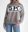 Elan Ski Turtleneck Sweater In Grey