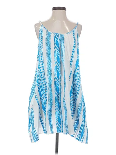 Pre-owned Elan Sleeveless Blouse In Blue