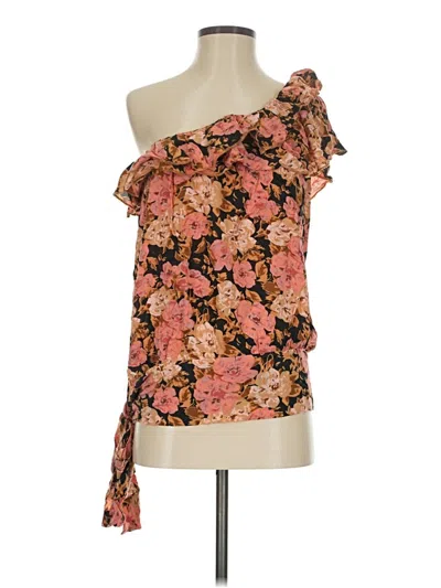 Pre-owned Elan Sleeveless Blouse In Brown