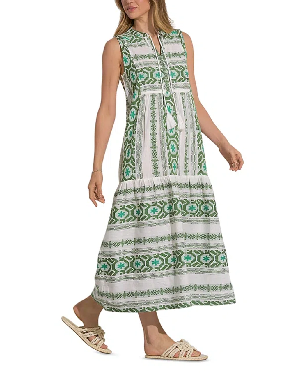 green emerald velvet dress FEU D'EMERAUDE (UNSTITCHED) - Elan pk online main image 1