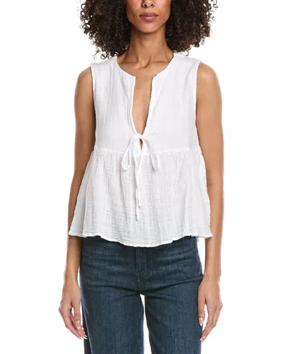 Elan Sleeveless Top In White