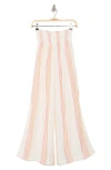 Elan Smocked Waist Cover-up Palazzo Pants