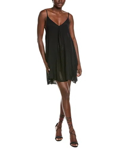 Elan Spaghetti Strap Mini Dress In Black