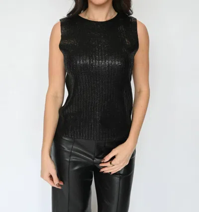 Elan Starlight Tank Top In Black