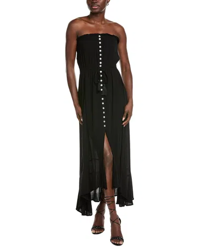 Elan Strapless Maxi Dress In Black