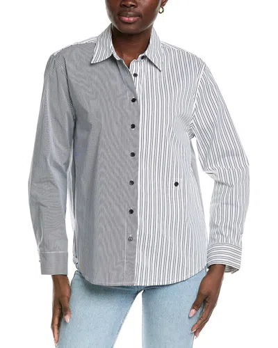 Elan Stripe Shirt In Black