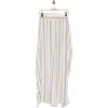 Elan Stripe Wrap Front Cover-up Pants In Multi