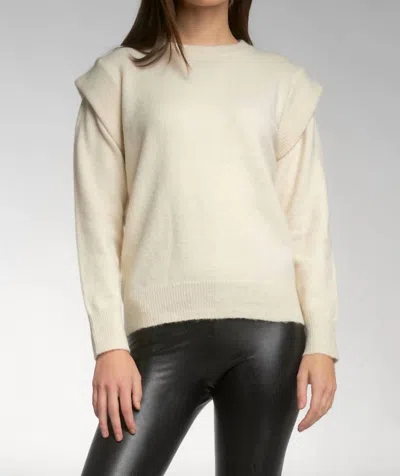 Elan Sweater Muscle Panel In Natural In Multi