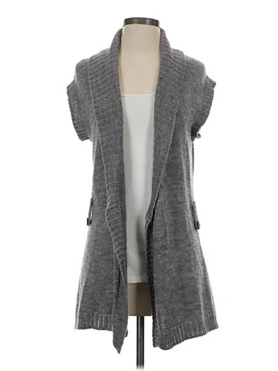 Pre-owned Elan Sweater Vest In Gray