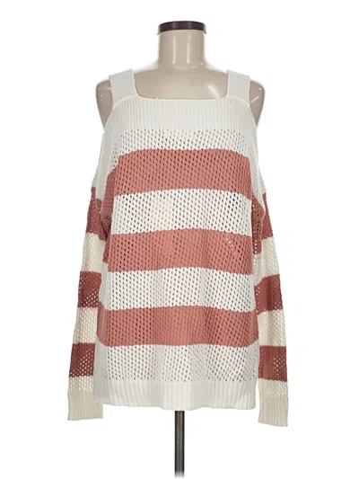 Pre-owned Elan Sweater Vest In Ivory
