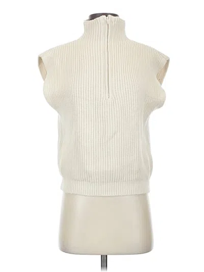 Pre-owned Elan Sweater Vest In White