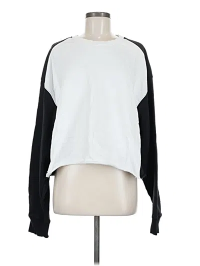 Pre-owned Elan Sweatshirt In White