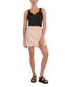 Elan Tank Dress In Beige Black