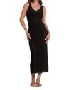 Elan Tank Maxi Dress In Black In Black