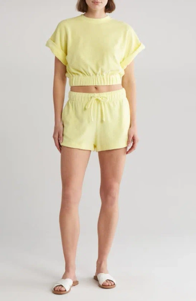 Elan Terry Cover-up Shorts In Limon