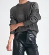 Elan The Kendra Sweater In Black And White In Multi