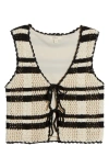 Elan Tie Front Cover-up Vest