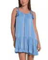 Elan Tie Strap Mini Swim Cover-up Dress In Multi