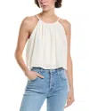 Elan Rope Strap Cotton Cover-up Tank In White