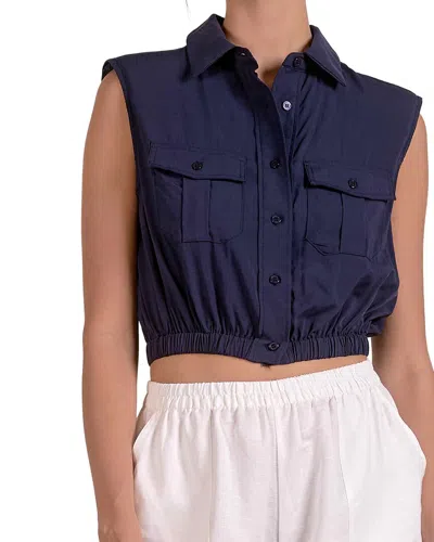 Elan Top In Blue