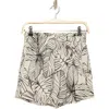 Elan Tropic Cover-up Shorts In Natural Black Tropic