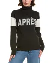 Elan Turtleneck Ski Sweater In Black