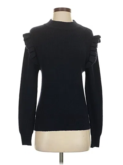 Pre-owned Elan Turtleneck Sweater In Black