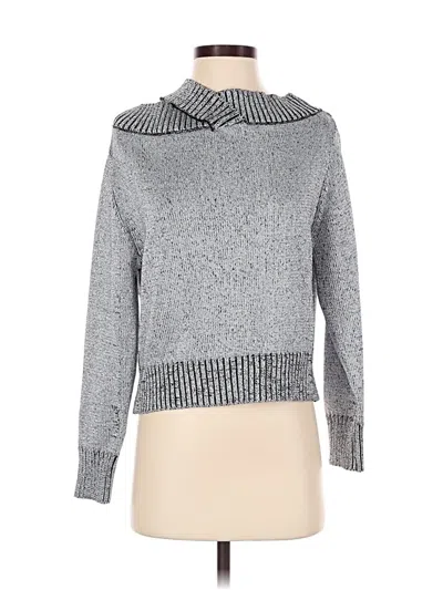 Pre-owned Elan Turtleneck Sweater In Gray