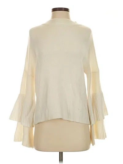 Pre-owned Elan Turtleneck Sweater In Ivory