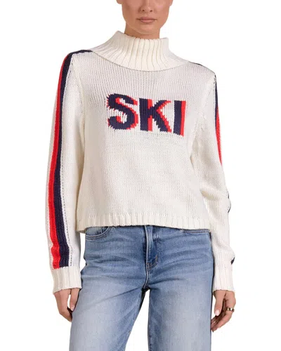 Elan Turtleneck Sweater In White