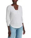 Elan V-neck Layered Sweater In Gray