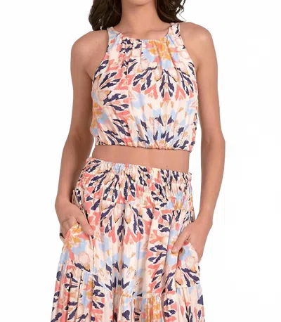 ELAN VERA TOP IN MULTI KALEIDOS