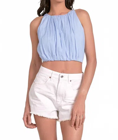 Elan Victoria Top In Light Blue