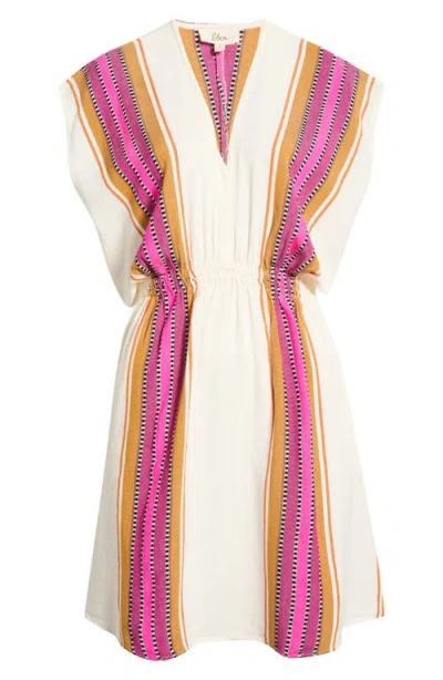 Elan V-neck Cover-up Dress In Multi
