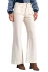 Shop Elan Wide Leg Jeans In White