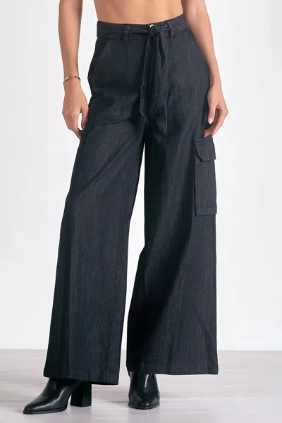 Elan Wide Leg Pants In Black