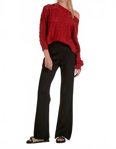 Elan Women's Adrienne Sweater In Red