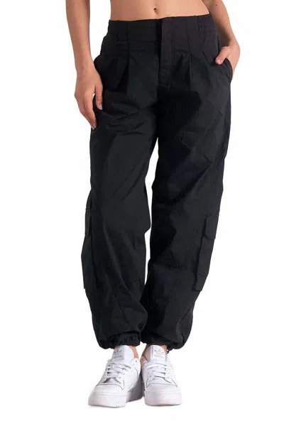 Elan Women's Cargo Pant In Black