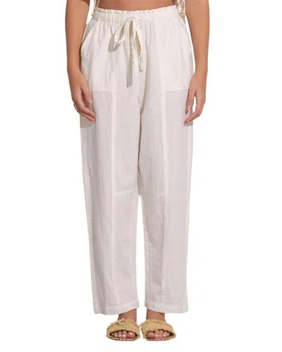 Elan Women's Drawstring Pant In White