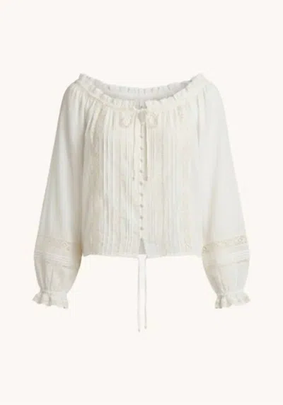 Elan Women's Off Shoulder Top In White