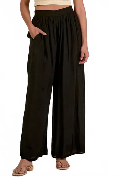 Elan Women's Paola Wide Leg Pants In Black