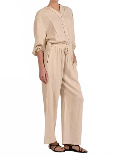 Elan Women's Sandy Shore Pants In Beige In Neutral