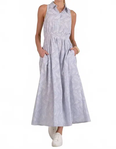Elan Women's Skies Dress In Blue In Grey