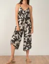 Shop Elan Women's Wide Leg Jumper In Black/white In Multi