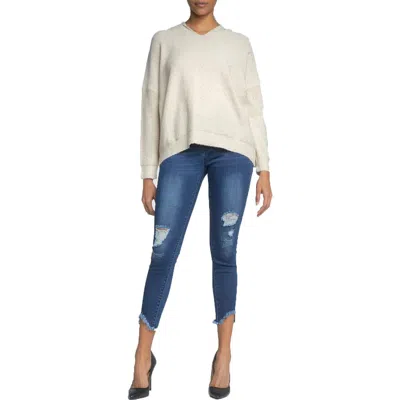 Elan Womens Loungewear Hooded Pullover Sweater In Neutral