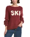 Elan Wool-blend Sweater In Purple